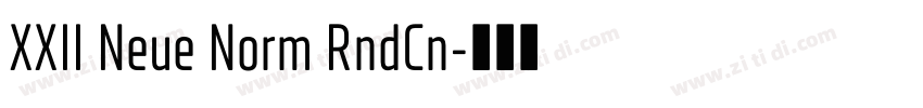 XXII Neue Norm RndCn字体转换
